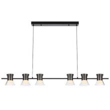 Shaina Aluminium 6 Light LED Pendant